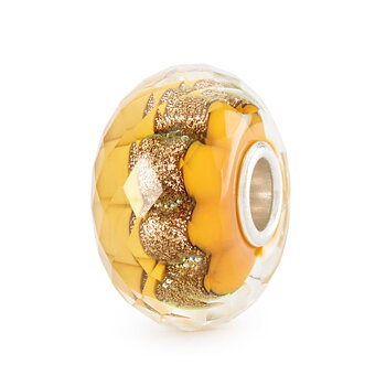 Trollbeads Golden Trace glaskula