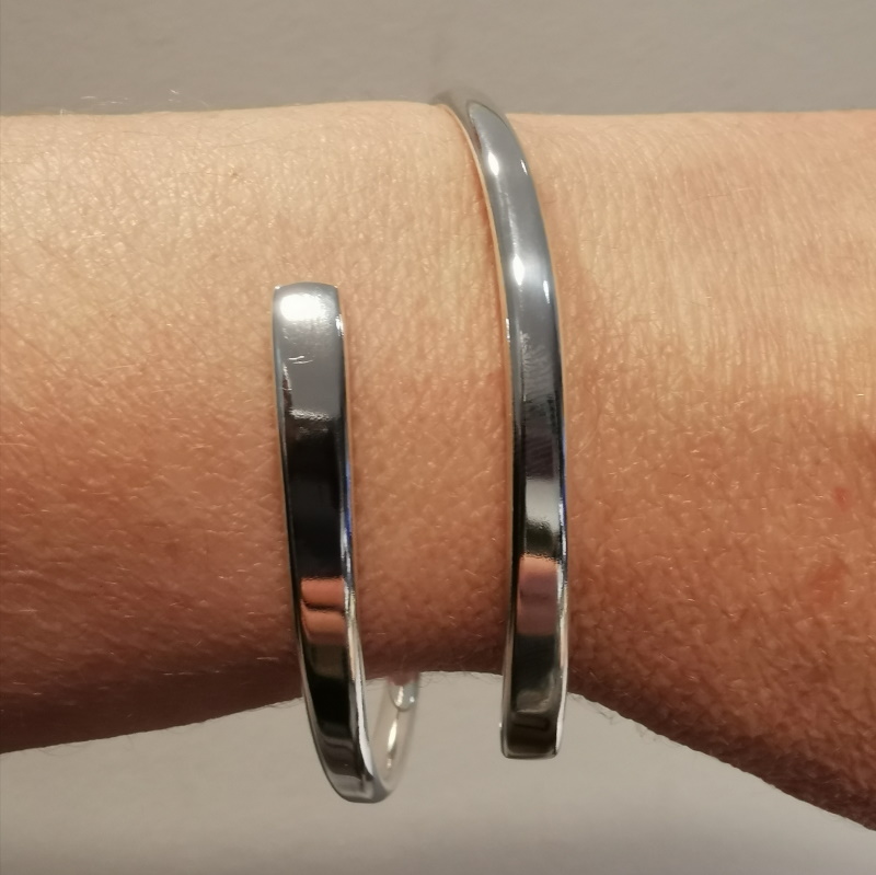 Randers Silver  Armring oval omlott - 2