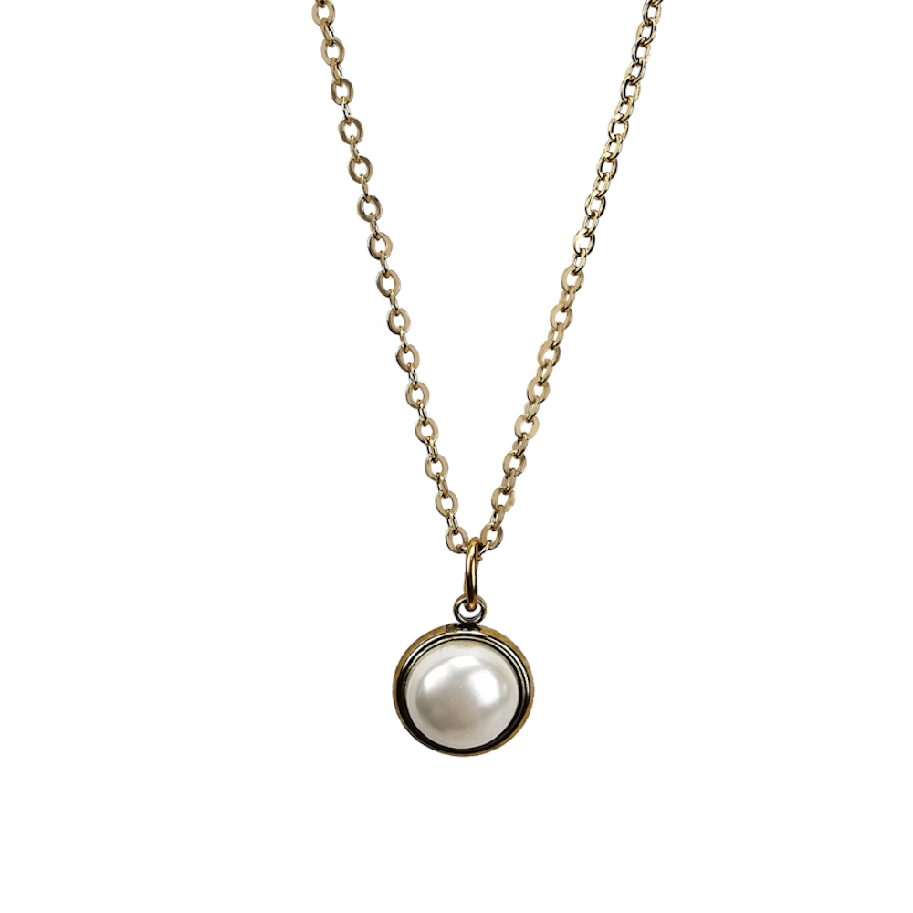 IAMLUND Betty halsband pärla guld