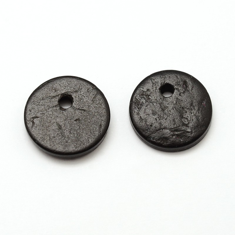 Hänge i kokos svart – 15 mm - 2