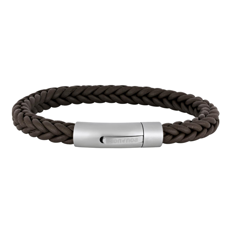 Son of Noa armband rund flätat brunt