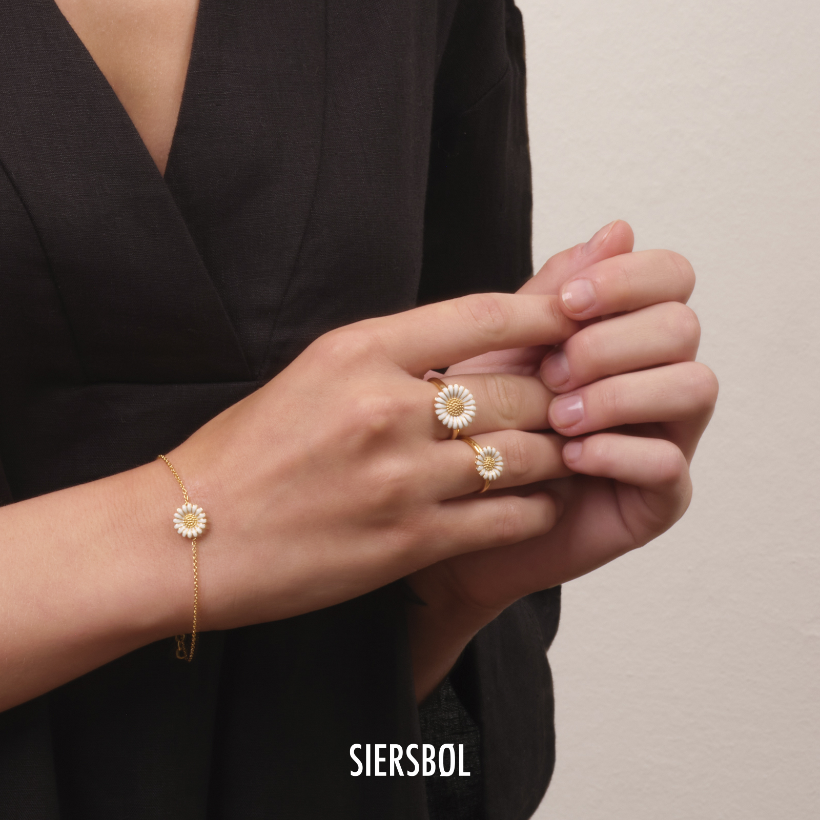 Siersbøl Margerit armband guld - 2
