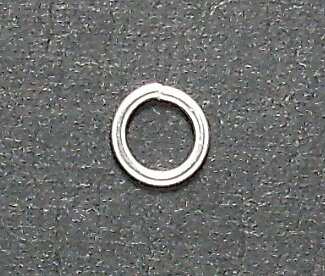 5mm metallringar öppen ljus silver 50st