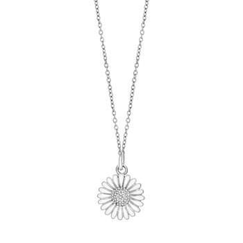 Siersbøl Margerit halsband L silver