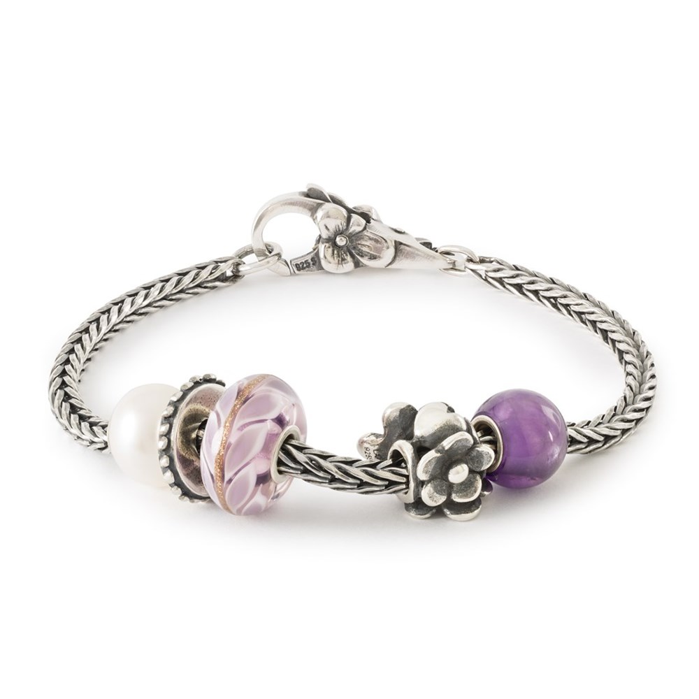 Trollbeads Heartfelt Bloom silverkula  - 3
