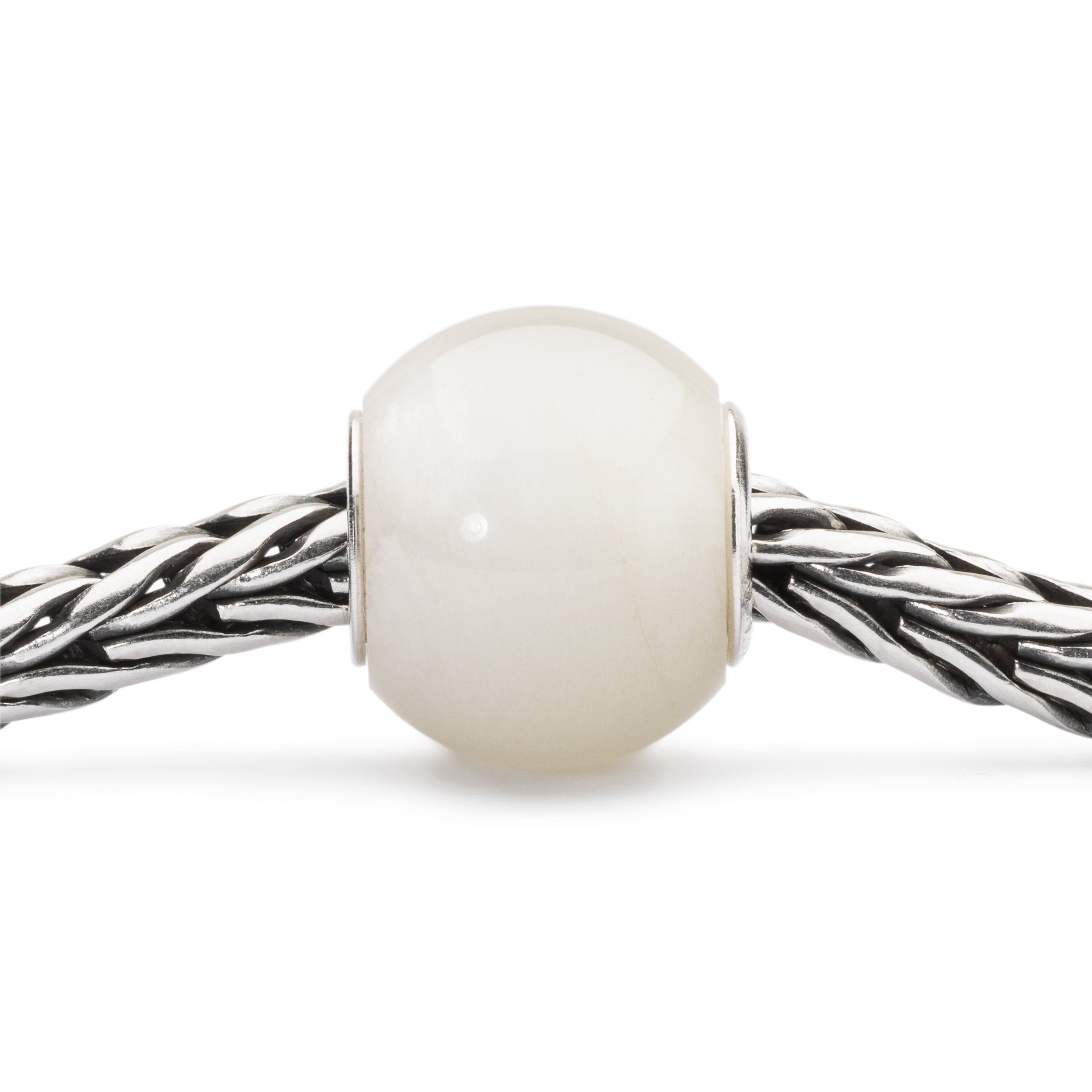 Trollbeads Round Moonstone stenkula - 2