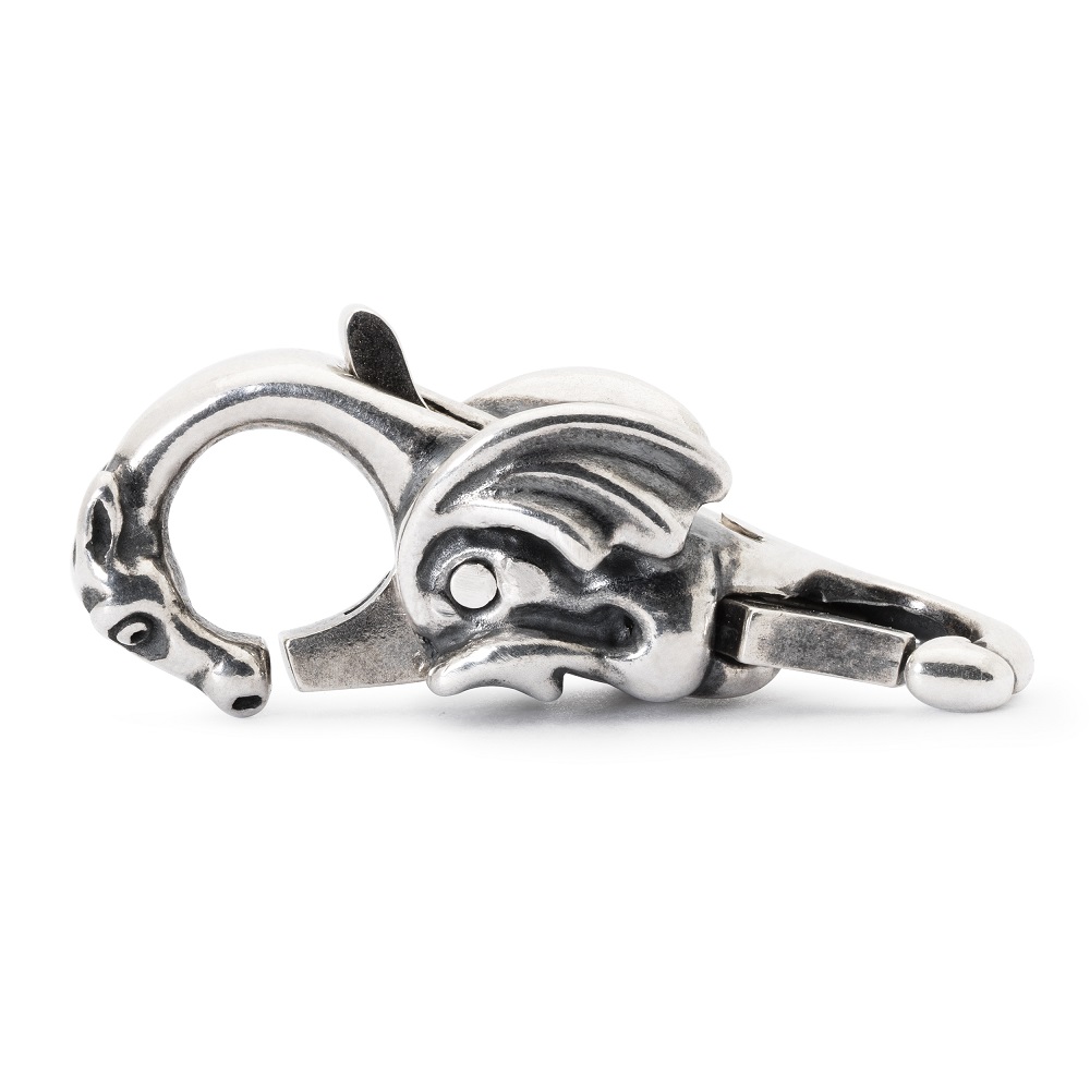 Trollbeads Dragon lås silver