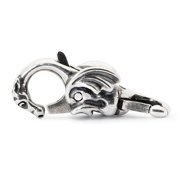 Trollbeads Dragon lås silver