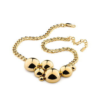 SIGRÉN Solar Cluster halsband guld