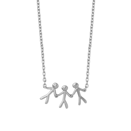 byBiehl Together- My Family 3 halsband silver