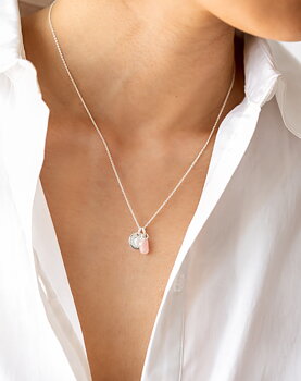 Syster P Beloved ovalkedja kort silver