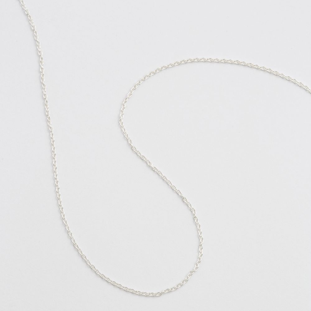 Syster P Beloved ovalkedja kort silver
