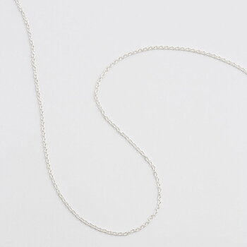 Syster P Beloved ovalkedja kort silver