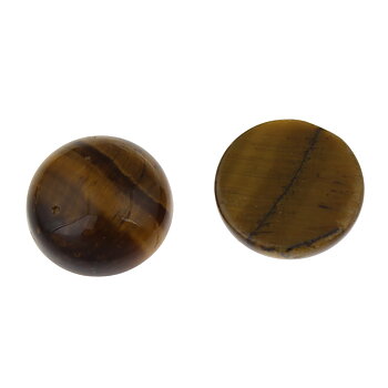 Cabochon tigeröga 4st 18mm