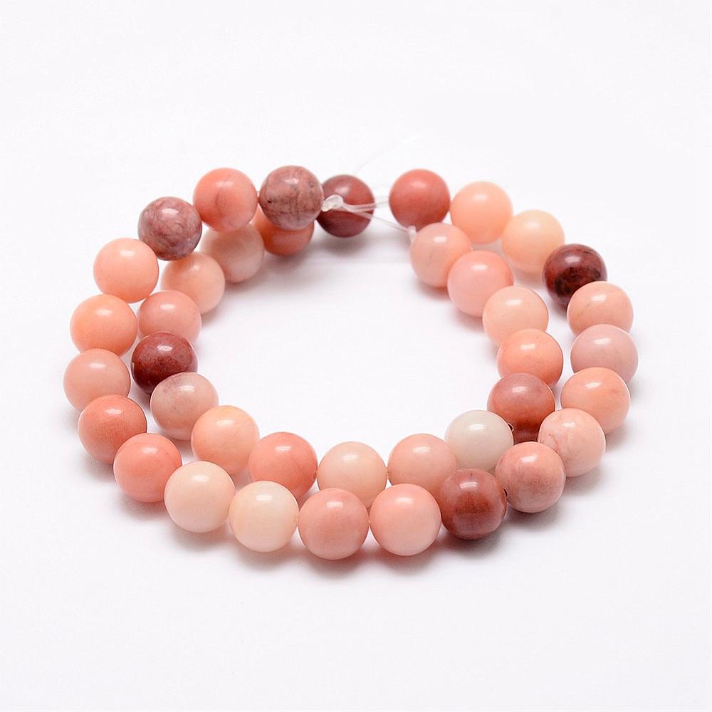 Aventurin rosa 6 mm halvädelsten