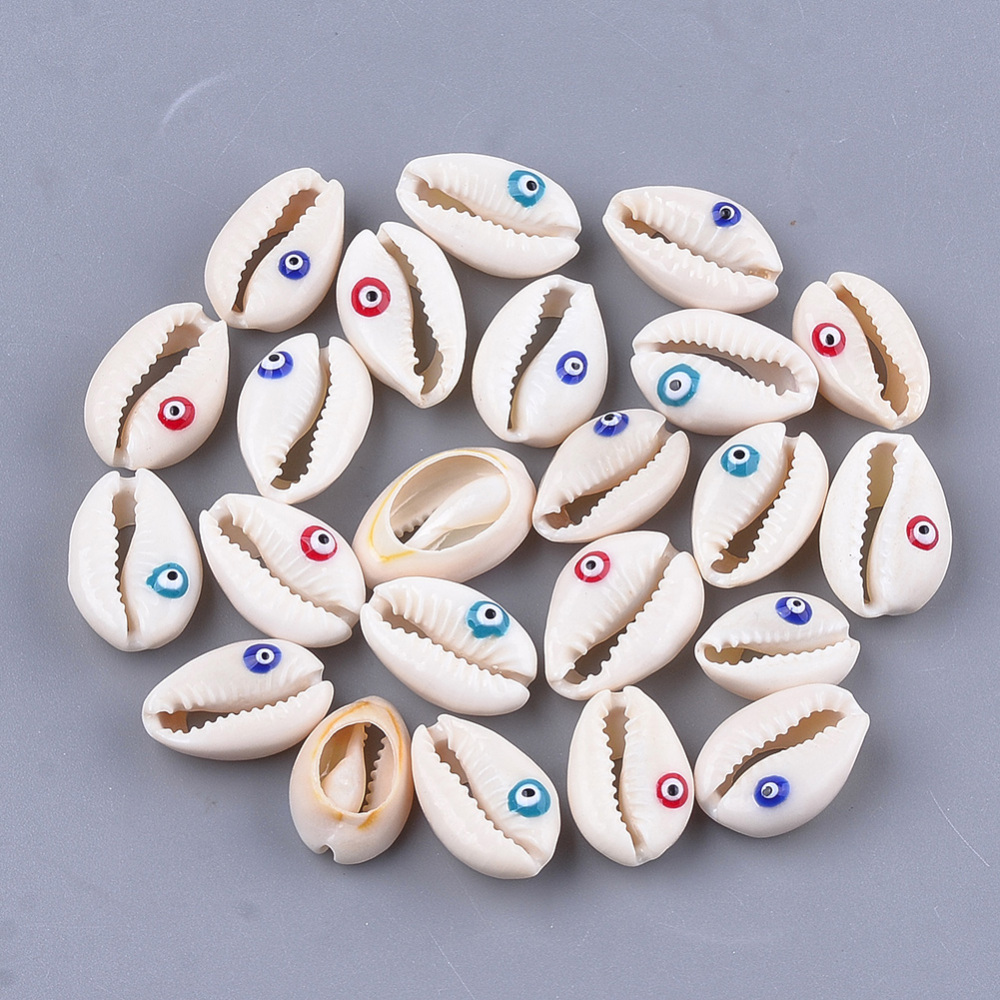Cowrie snäckor utan hål evil eye