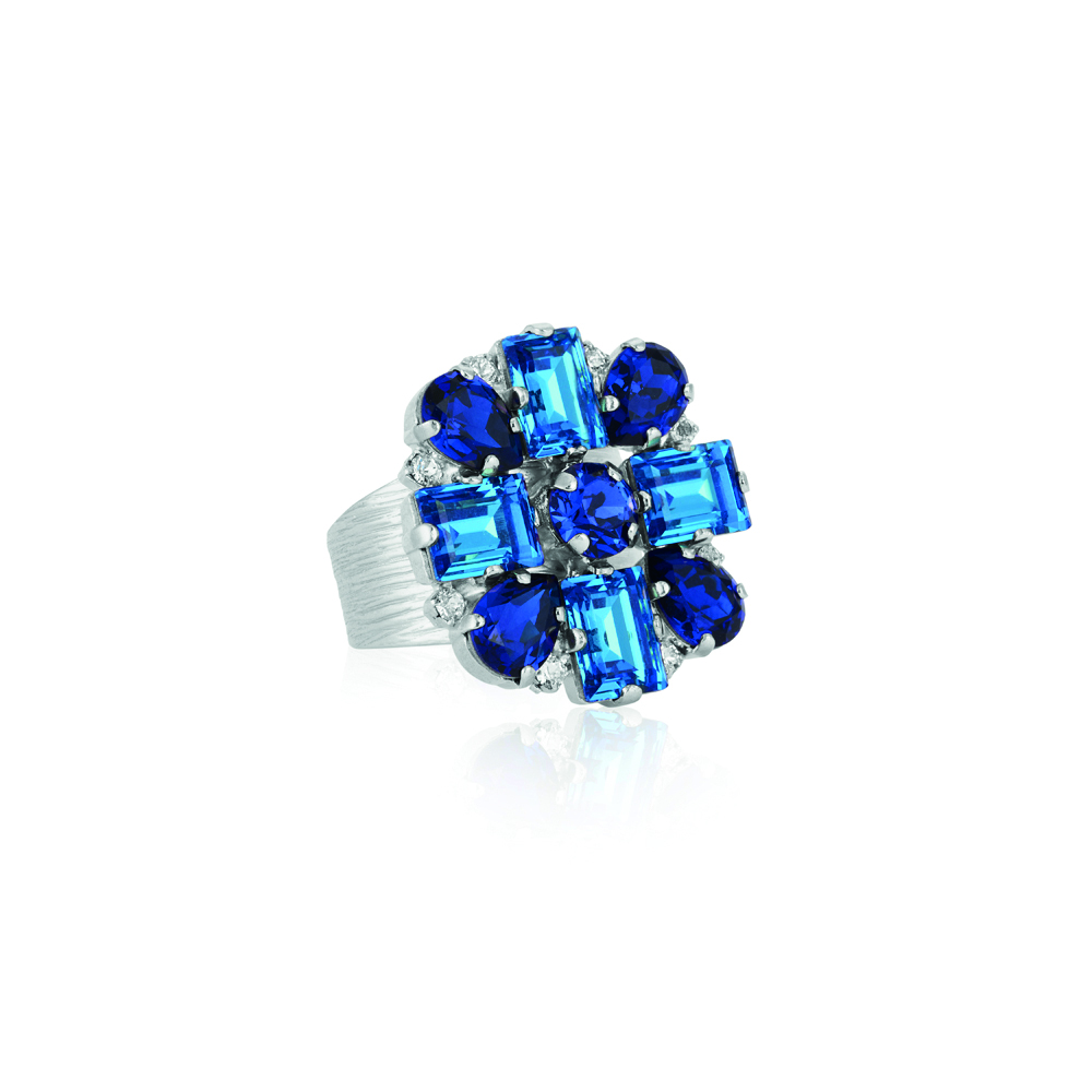 Caroline Svedbom Diora ring rhodium 