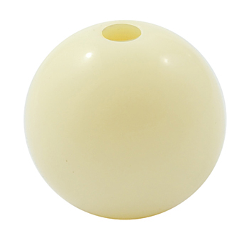 Akrylpärlor 6mm natur