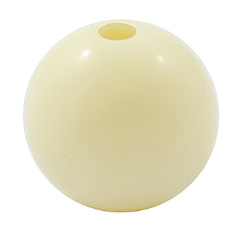 Akrylpärlor 6mm natur
