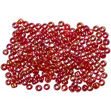 Seedbeads 8/0 rödolja