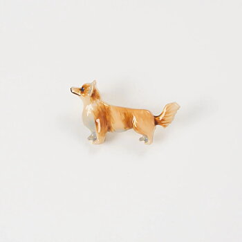Fable Corgi brosch