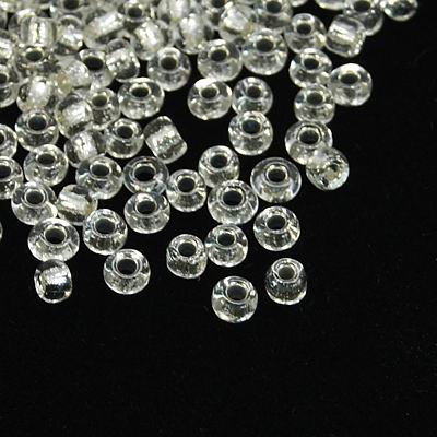 Seedbeads 8/0 silverfoil