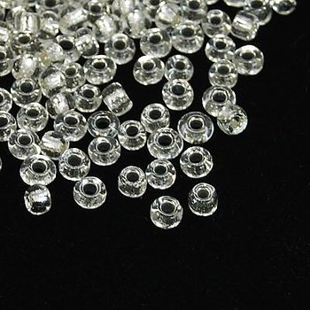 Seedbeads 8/0 silverfoil