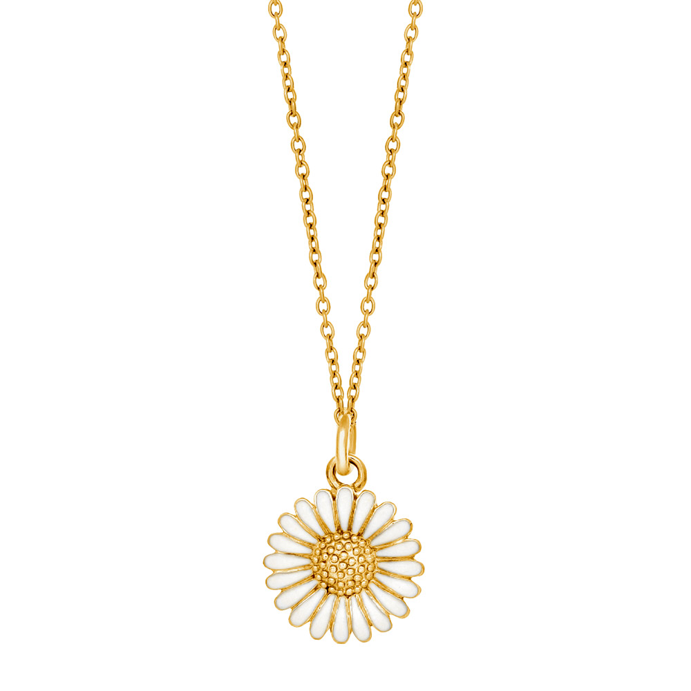 Siersbøl Margerit halsband L guld