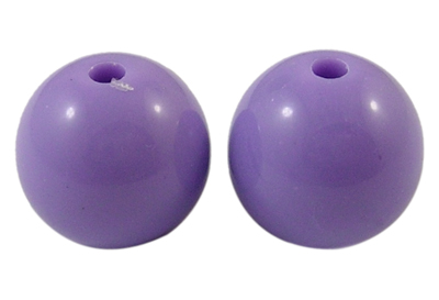 Akrylpärlor lila 6 mm – ca 180 st - 3