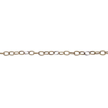 Waxing Poetic  vriden kedja 91cm mässing silver
