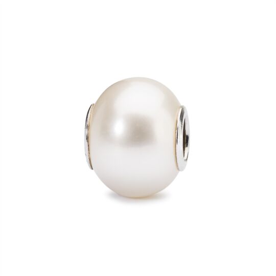 Trollbeads White Pearl kula
