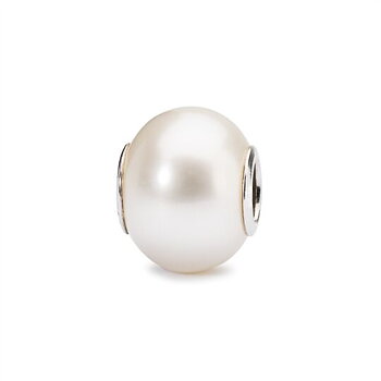 Trollbeads White Pearl kula