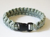 Snäpplås svart till paracord 5st