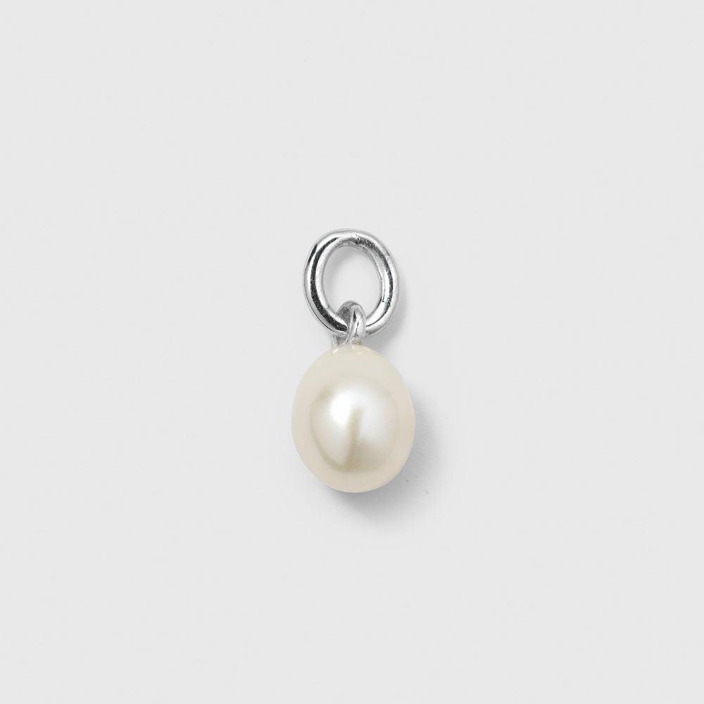 Syster P Pearl berlock silver