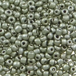 Seedbeads 6/0 antiksilver mörk