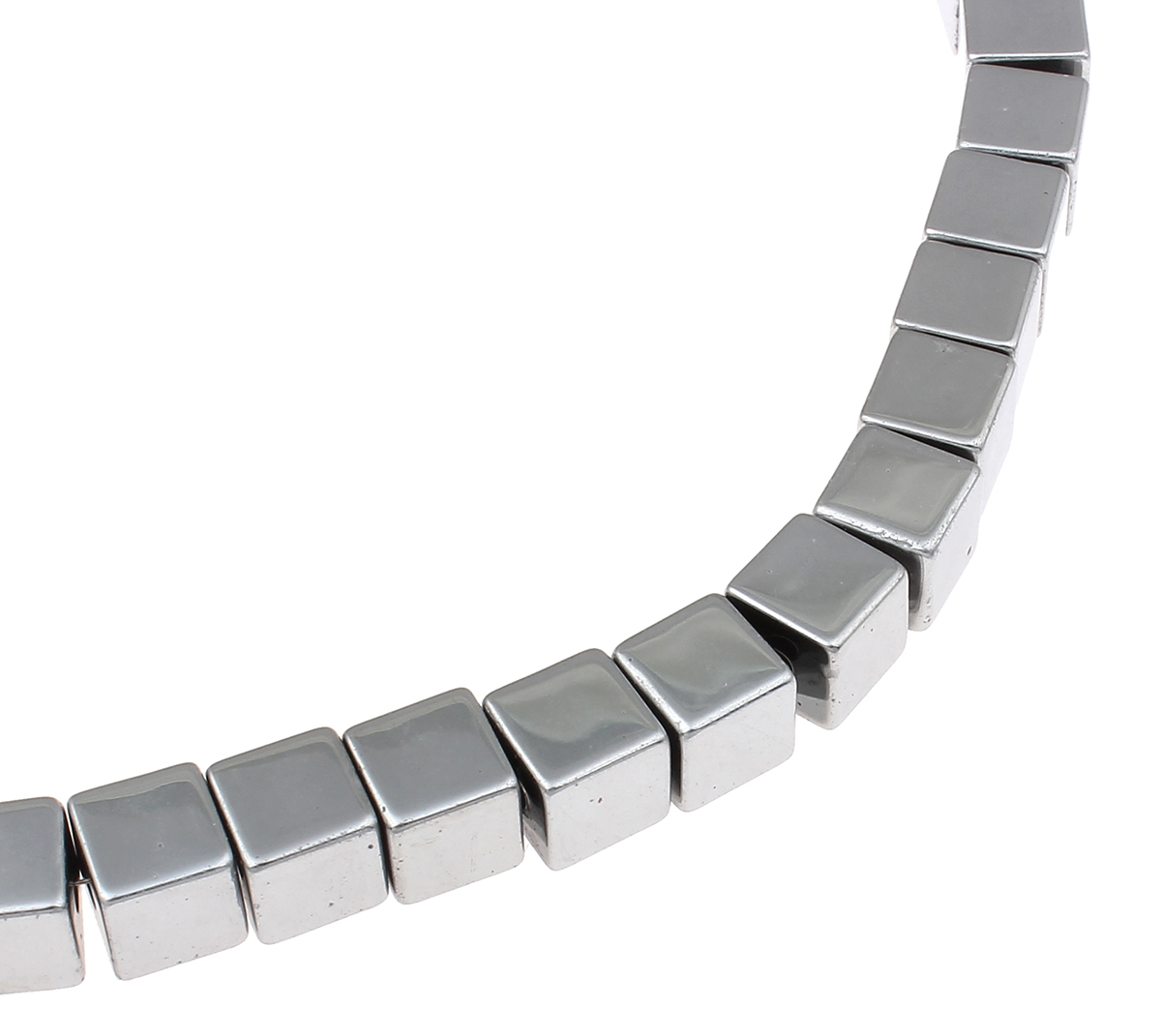 Hematit kub silver halvädelsten - 2