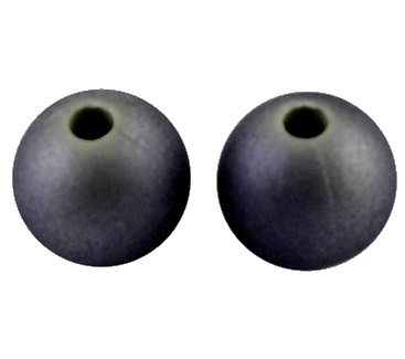 Akrylpärlor 8mm grå ca 100st - 2