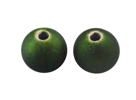 Akrylpärlor 8 mm gröna 100 st - 2