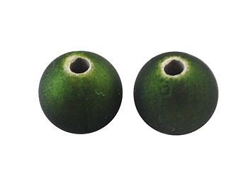 Akrylpärlor 8mm gröna ca 100st