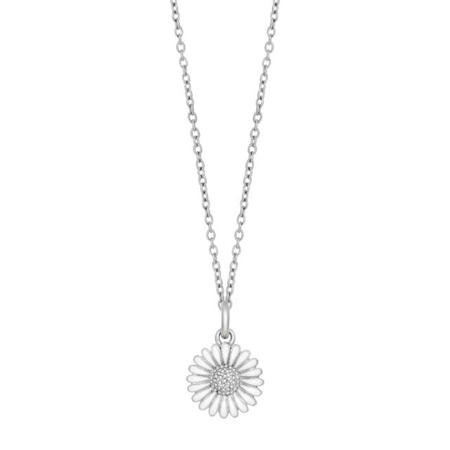 Siersbøl Margerit halsband S silver
