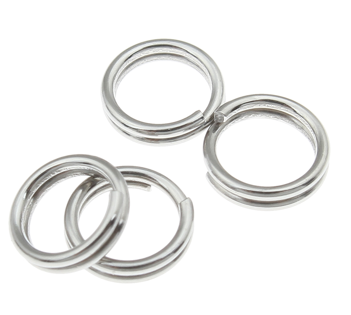Loopringar 6mm stål 200st 