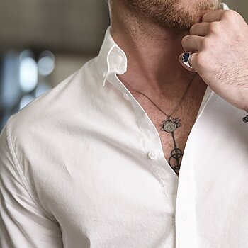 Son of Noa halsband platta oxid