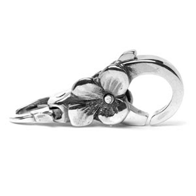 Trollbeads Flower lås silver