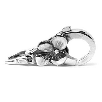Trollbeads Flower lås silver