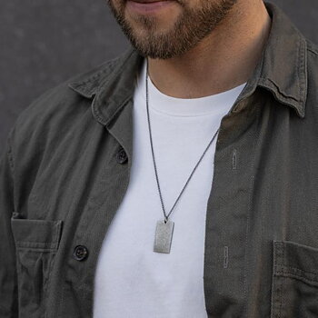 Son of Noa halsband rektangel oxid