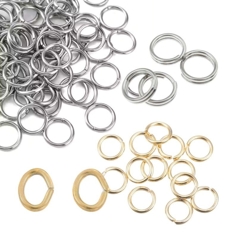 Ringar och öglor för smyckestillverkning