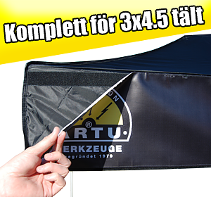 Komplett för 3x4,5 Tält