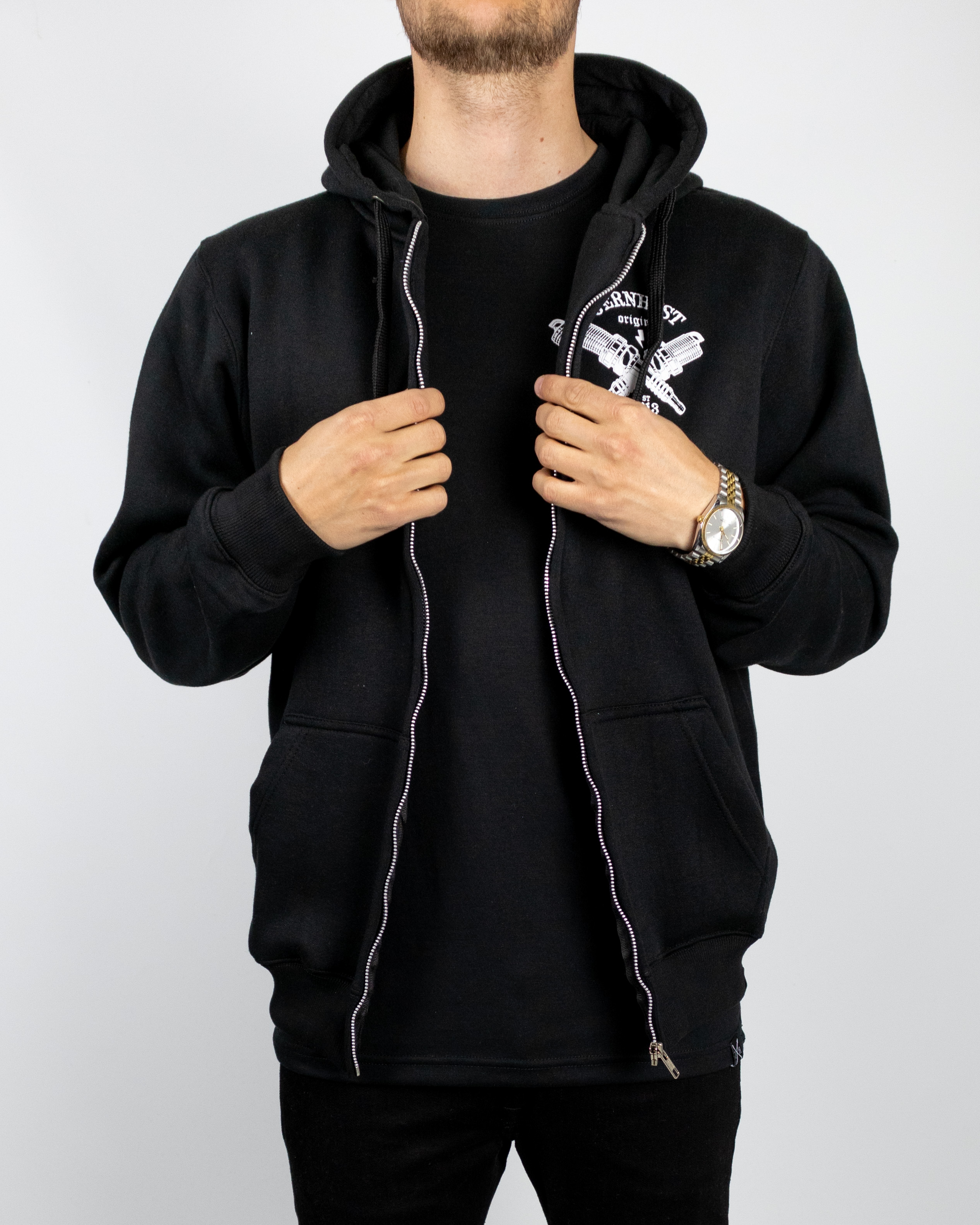 Spark Zip Hood Black - 3
