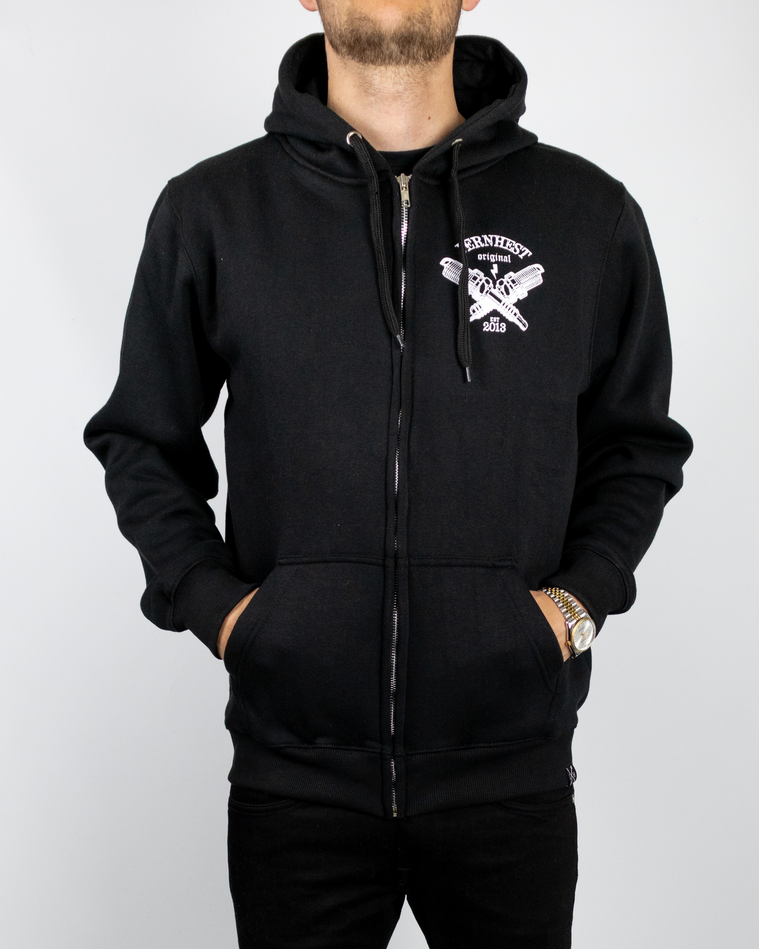 Spark Zip Hood Black - 2
