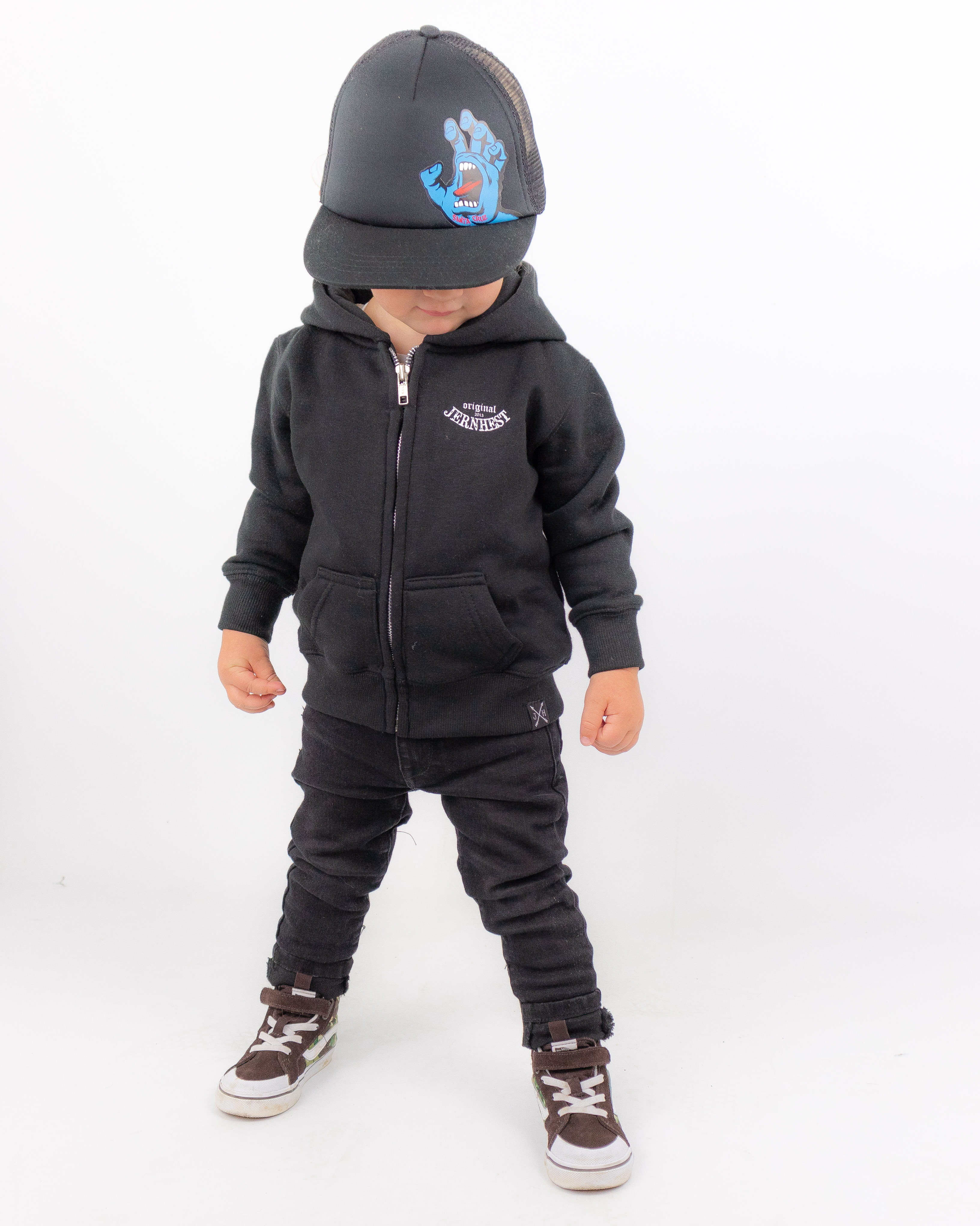 Little Native Zip Hood Black - 5